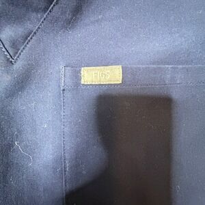 FIGS Technical Collection Navy Blue Scrub Set V-Neck Top XS Jogger Pants M